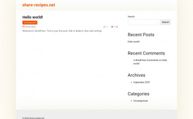 share-recipes.net screenshot