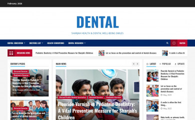 sharjahorthodontist.com screenshot