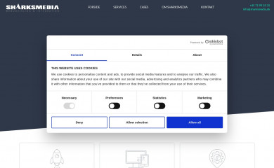 http://sharksmedia.dk screenshot