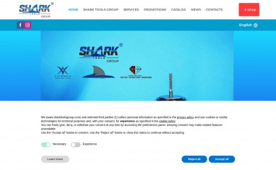 sharktoolsgroup.com screenshot