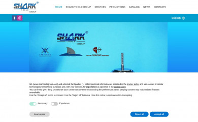 sharktoolsgroup.com screenshot