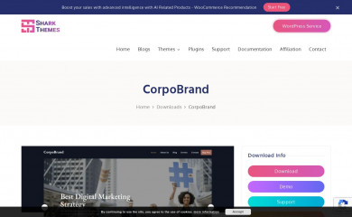 Corpobrand screenshot