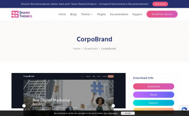 http://sharkthemes.com/downloads/corpobrand screenshot