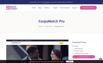 http://sharkthemes.com/downloads/corponotch-pro screenshot