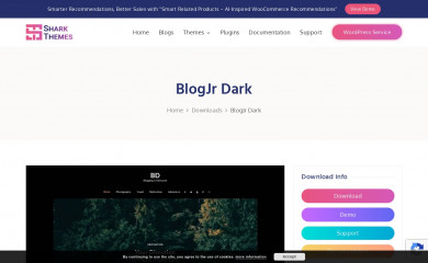 BlogJr Dark screenshot