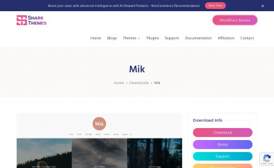 https://sharkthemes.com/downloads/mik/ screenshot