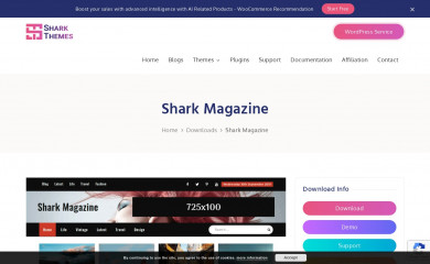https://sharkthemes.com/downloads/shark-magazine screenshot