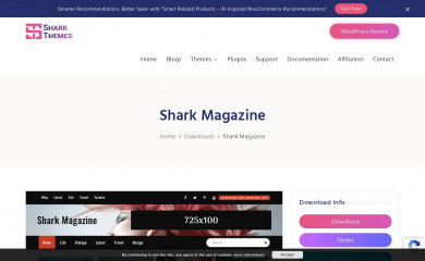 https://sharkthemes.com/downloads/shark-magazine screenshot