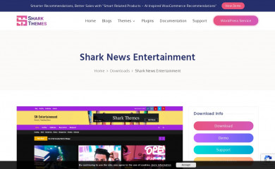 Shark News Entertainment screenshot