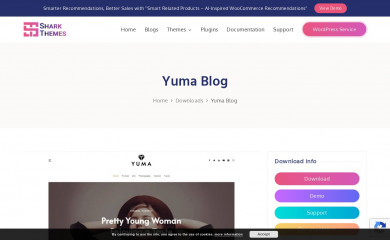 Yuma Blog screenshot