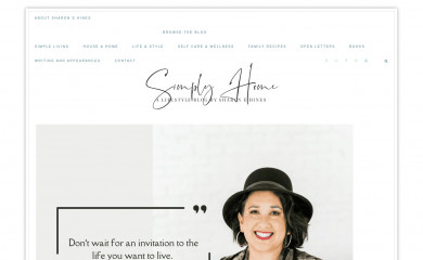 sharonehines.com screenshot
