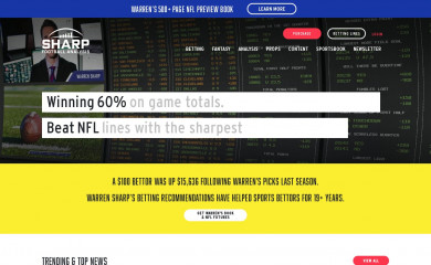 sharpfootballanalysis.com screenshot