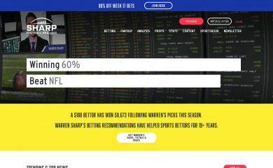 sharpfootballanalysis.com screenshot