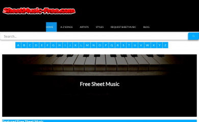 sheetmusic-free.com screenshot