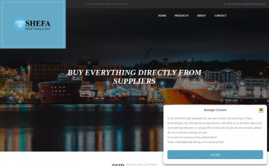 shefaglobaltrading.com screenshot