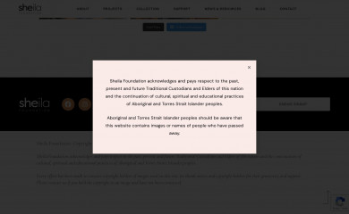 sheila.org.au screenshot