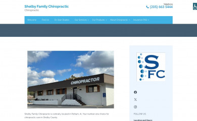 shelbychiro.com screenshot