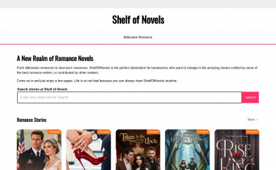 shelfofnovels.com screenshot