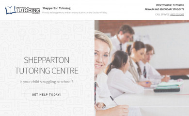 sheppartontutoring.com.au screenshot