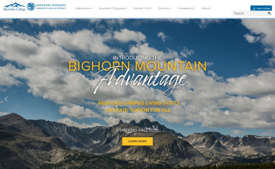 sheridan.edu screenshot