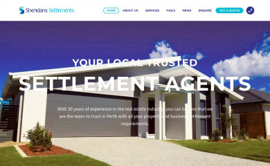sheridans-sett.com.au screenshot