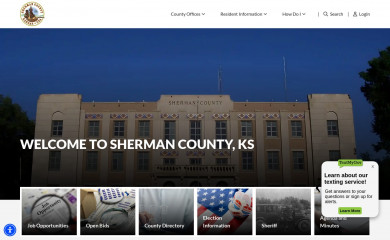 shermancountyks.gov screenshot