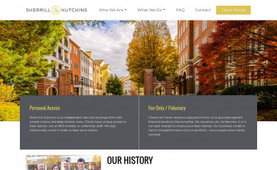 sherrillandhutchins.com screenshot