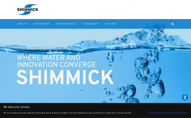 shimmick.com screenshot