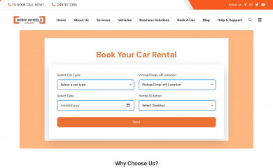 shinywheels.com.au screenshot