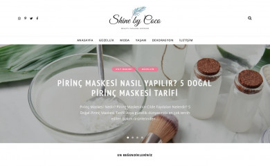 shinebycoco.com screenshot
