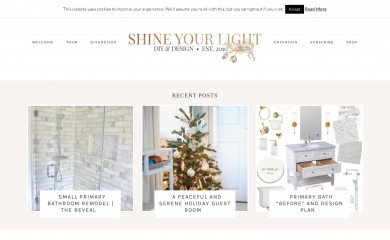 shineyourlightblog.com screenshot