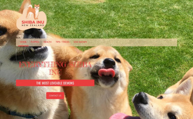 shibainu.org.nz screenshot