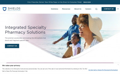shieldshealthsolutions.com screenshot