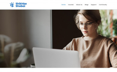 shikhbeshobai.com screenshot