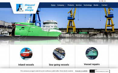 shipyardatg.ro screenshot