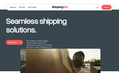 shippingout.co.nz screenshot