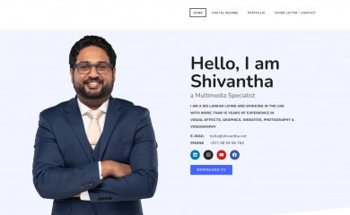 shivantha.info screenshot