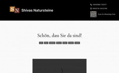 shivas-natursteine.de screenshot