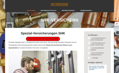 shk-versichern.de screenshot