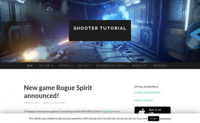 shootertutorial.com screenshot