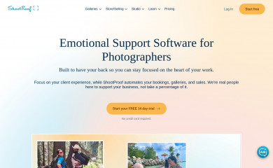 shootproof.com screenshot