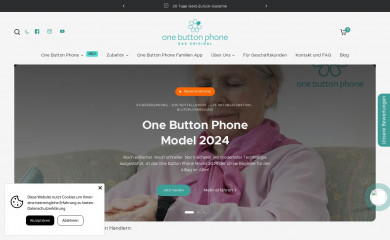 shop-onebuttonphone.de screenshot