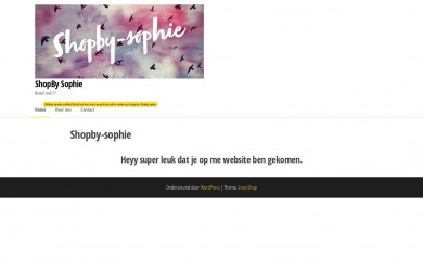 shopby-sophie.nl screenshot