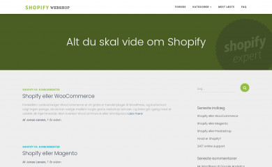 shopifywebshop.dk screenshot
