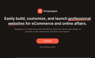 http://shopkeeper.getbowtied.com/ screenshot