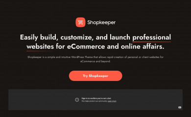 Shopkeeper Child Theme screenshot