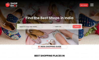 shopkhoj.com screenshot