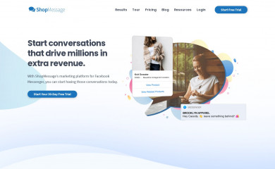 shopmessage.me screenshot