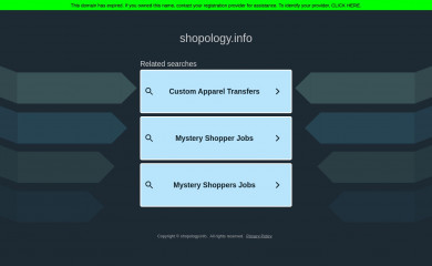 shopology.info screenshot