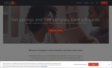 shoppersvoice.com screenshot